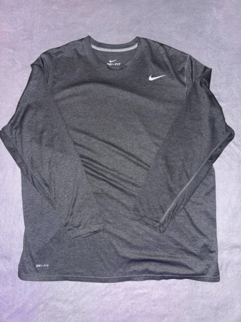 Nike Dri‑Fit Shirt Men’s XXL Dark Gray Performance Athletic Training Tee